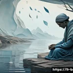 불가리아 영화감독 테오도르 우셰프 - A surreal animated scene blending traditional hand-drawn and digital painting techniques, depicting ...